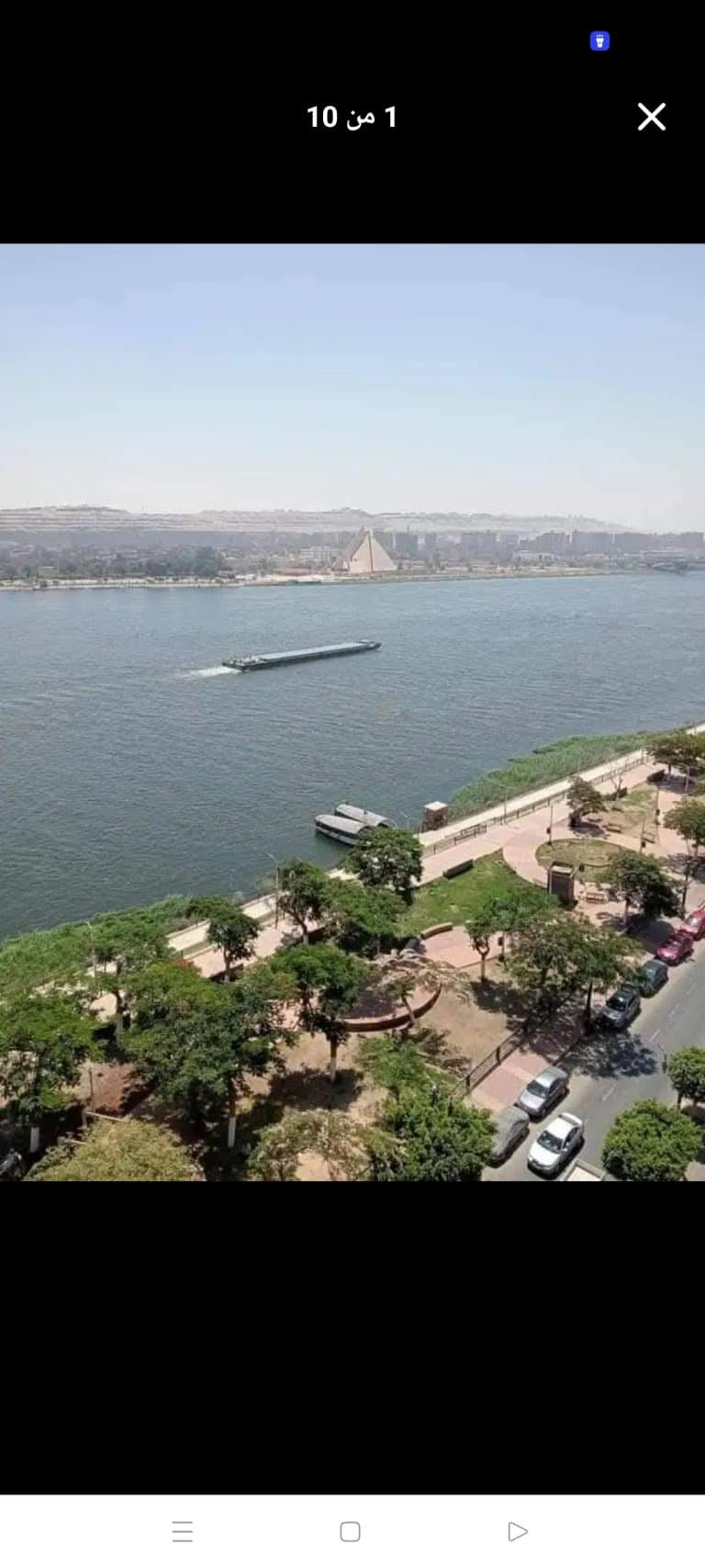 للبيع شقه ع كورنيش النيل