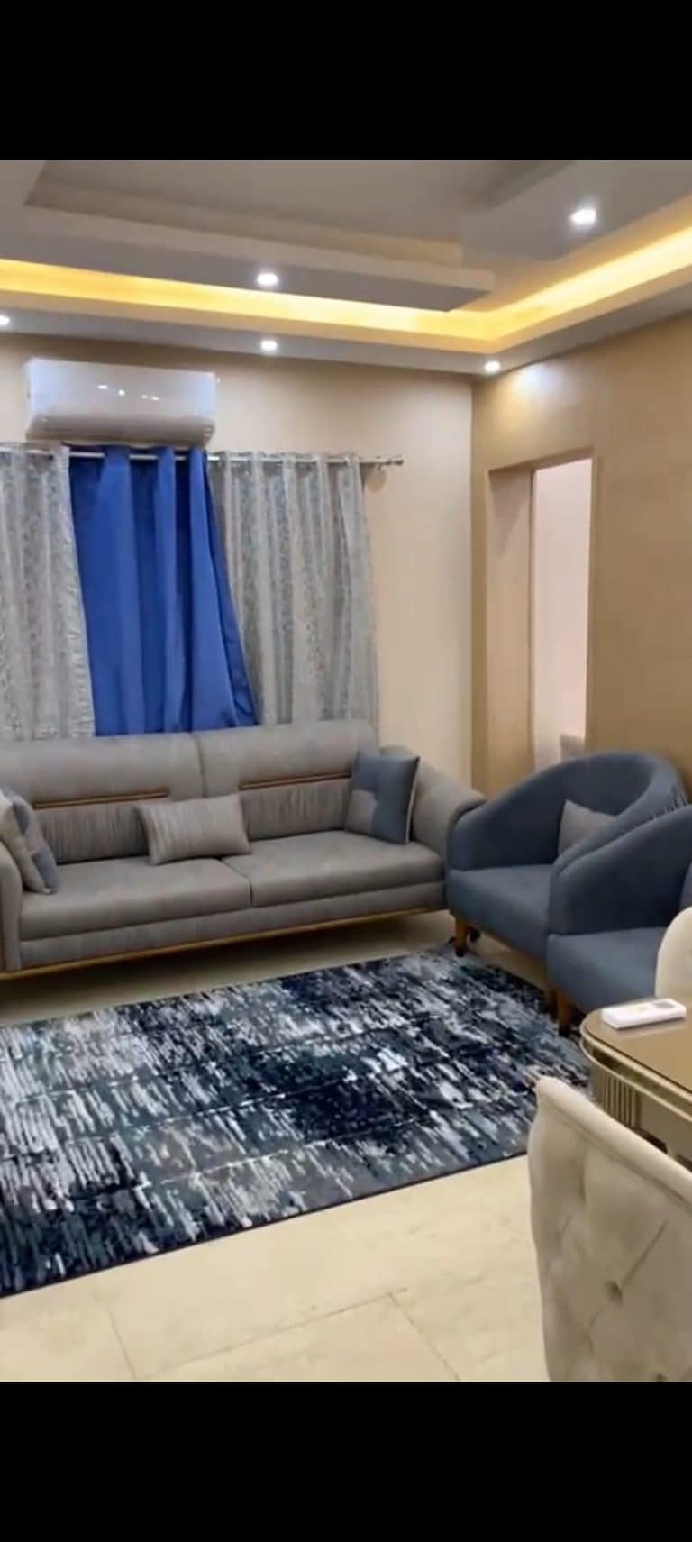 متاح شقه بشارع البصره المهندسين تلات غرف
