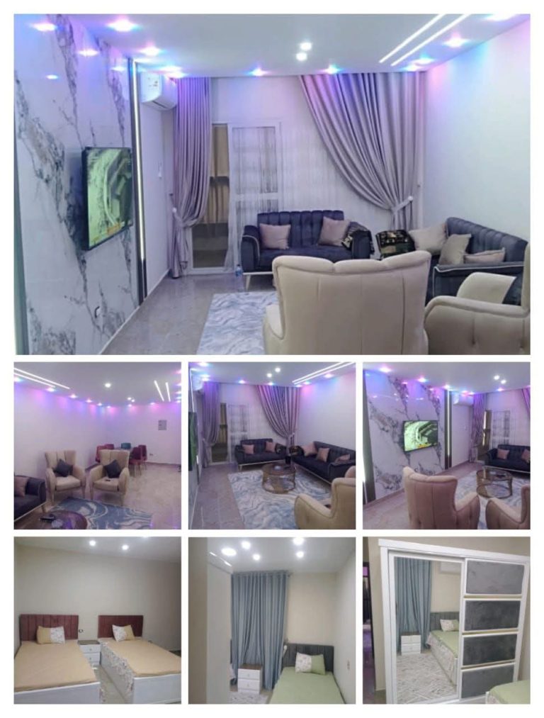 شقه مفروشه للايجار فندقيه ميدان الساعه 3 غرف
