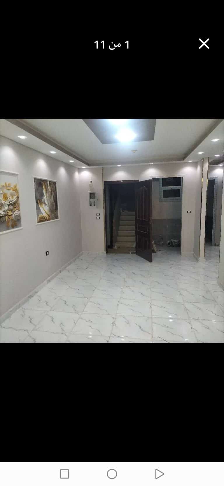 شقه تمليك ثلاثه غرف ورسبشن ومطبخ وحمامين الدور السادس