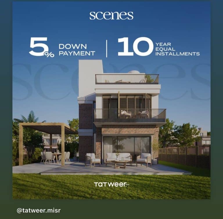 Twin House للبيع بسعر لقطة و التشطيب مجاني Tatweer Misr