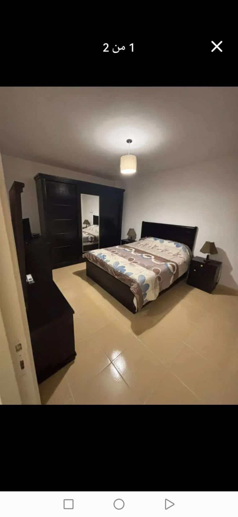 شقةللايجار المفروش ب مدينتي B6 ٢ غرفة نوم ٢ حمام