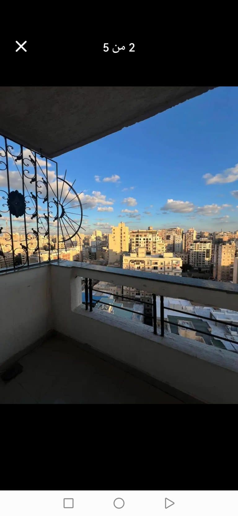 شقةللايجار السكني 110م بسابا باشا خطوات من البحر