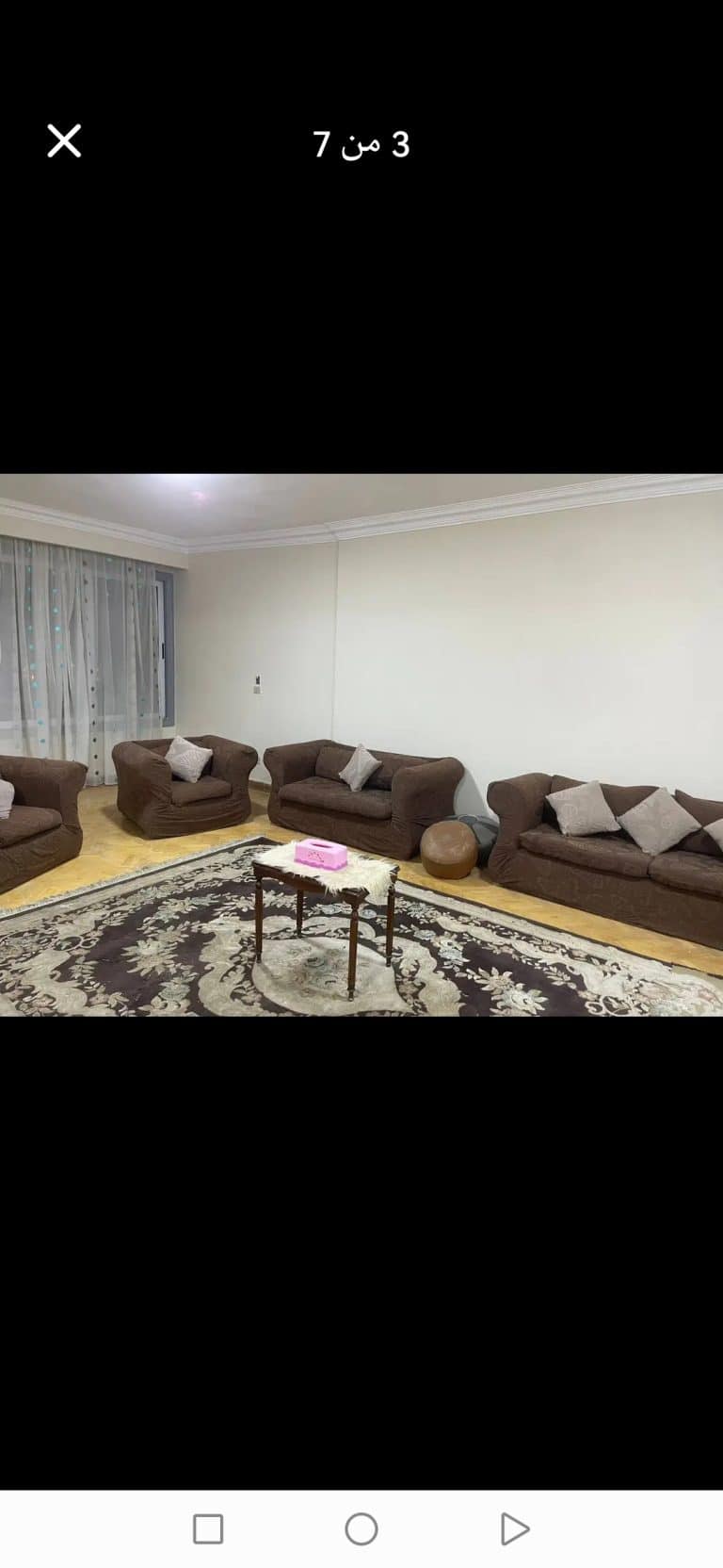 شقه مفروش فيو نيل مباشر حدايق حلوان كورنيش