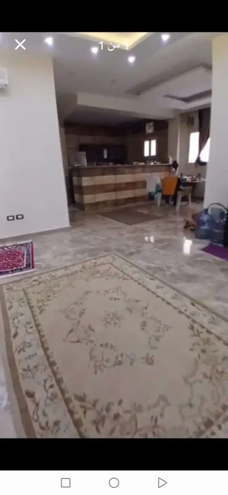 شقة للبيع لمحبي الارضي بجاردن بفيلات الحي الخامس