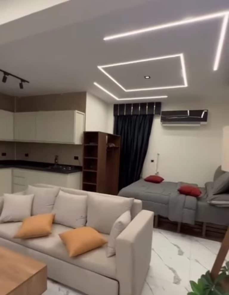 استديو مفروش للايجار فرش فندقي شارع شهاب المهندسين
